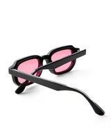 SUNGLASSES-WOMEN-MEN-UNISEX-DRAKE-BLACK-CUSTOMLENSES-FLAMINGO-TEMPLE