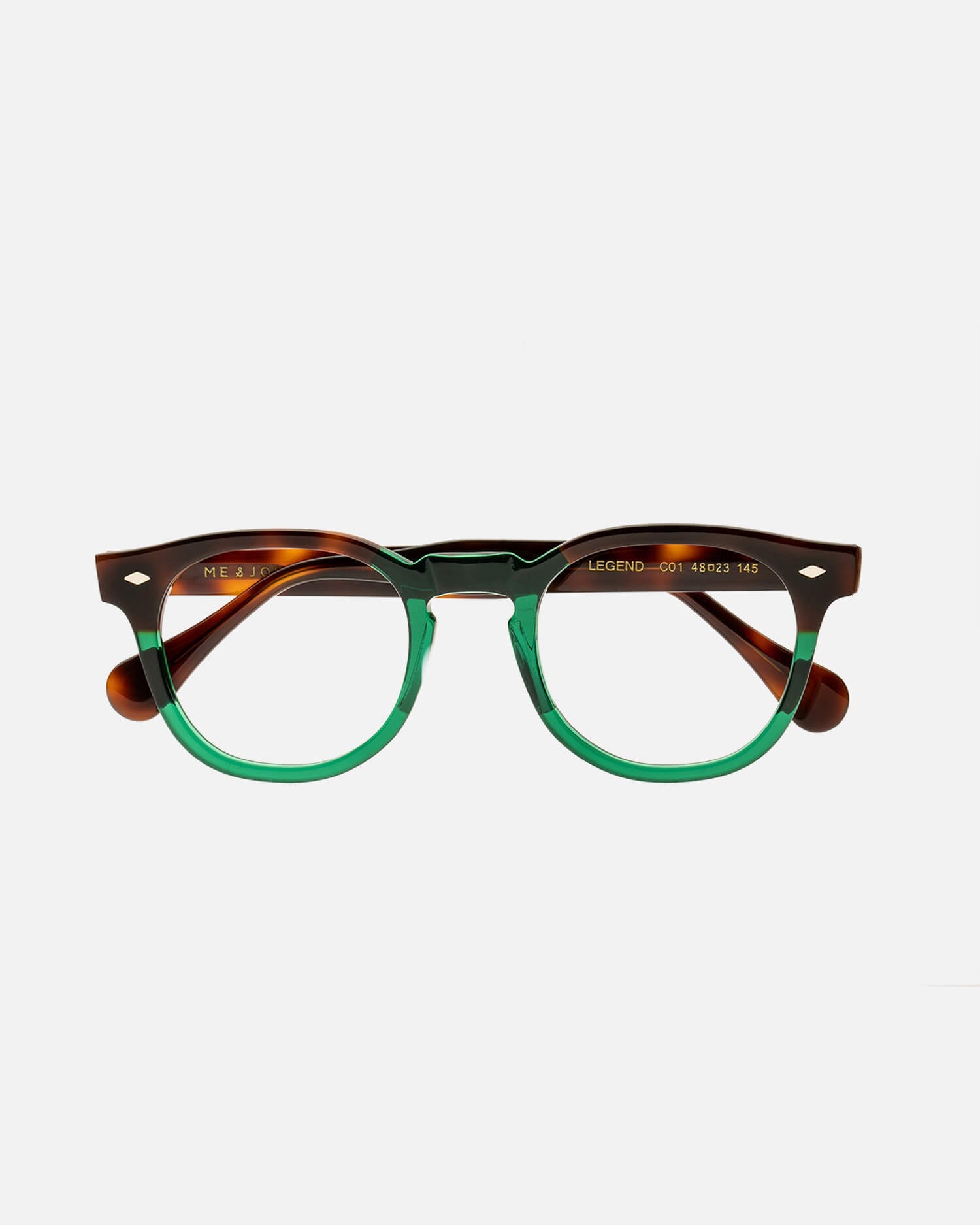 OPTICAL-WOMEN-MEN-UNISEX-LEGEND-GREEN-TORTOISE-FRONT |GREEN TORTOISE