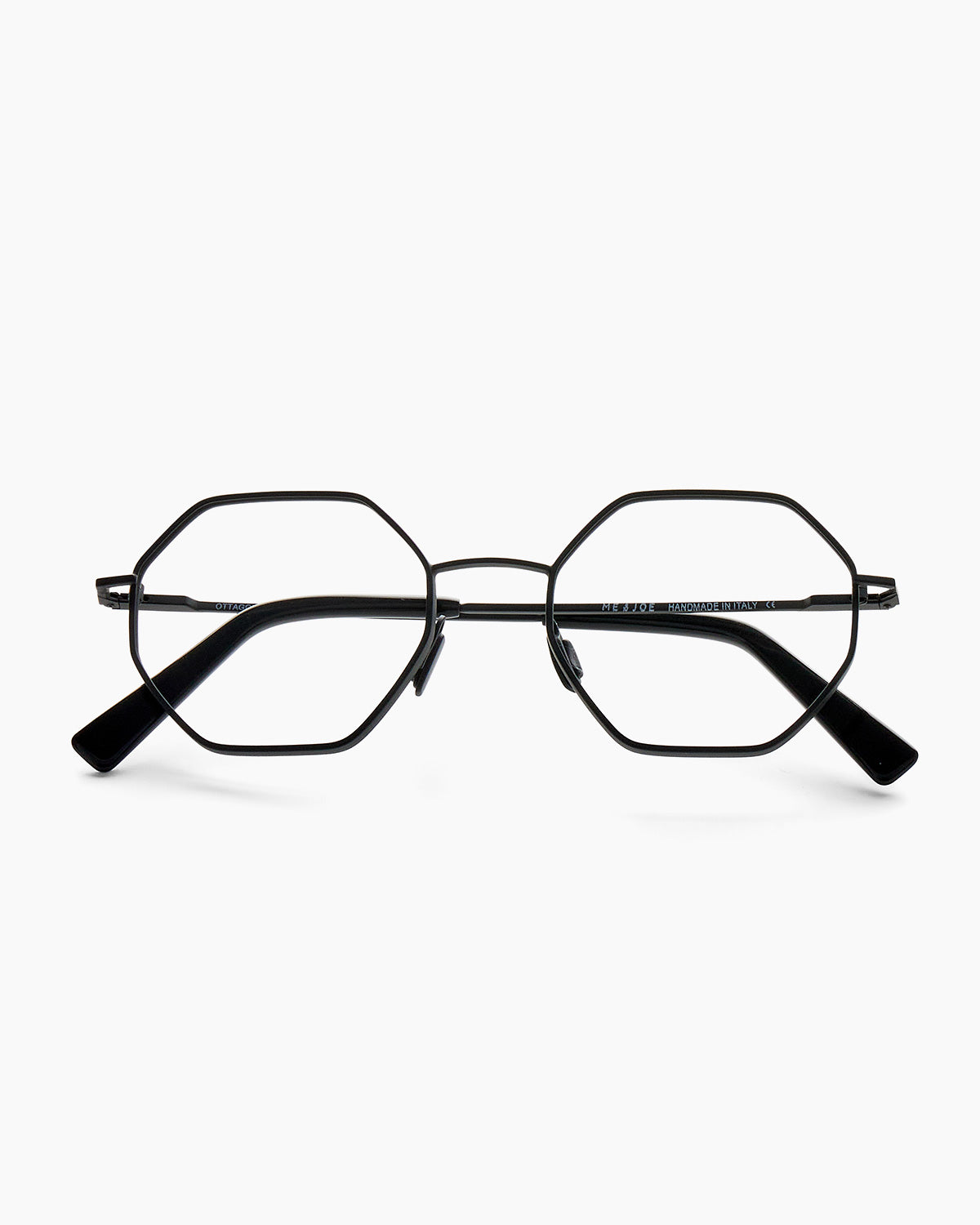 OPTICAL-WOMEN-MEN-UNISEX-OTTAGONALE-BLACK-FRONT |BLACK