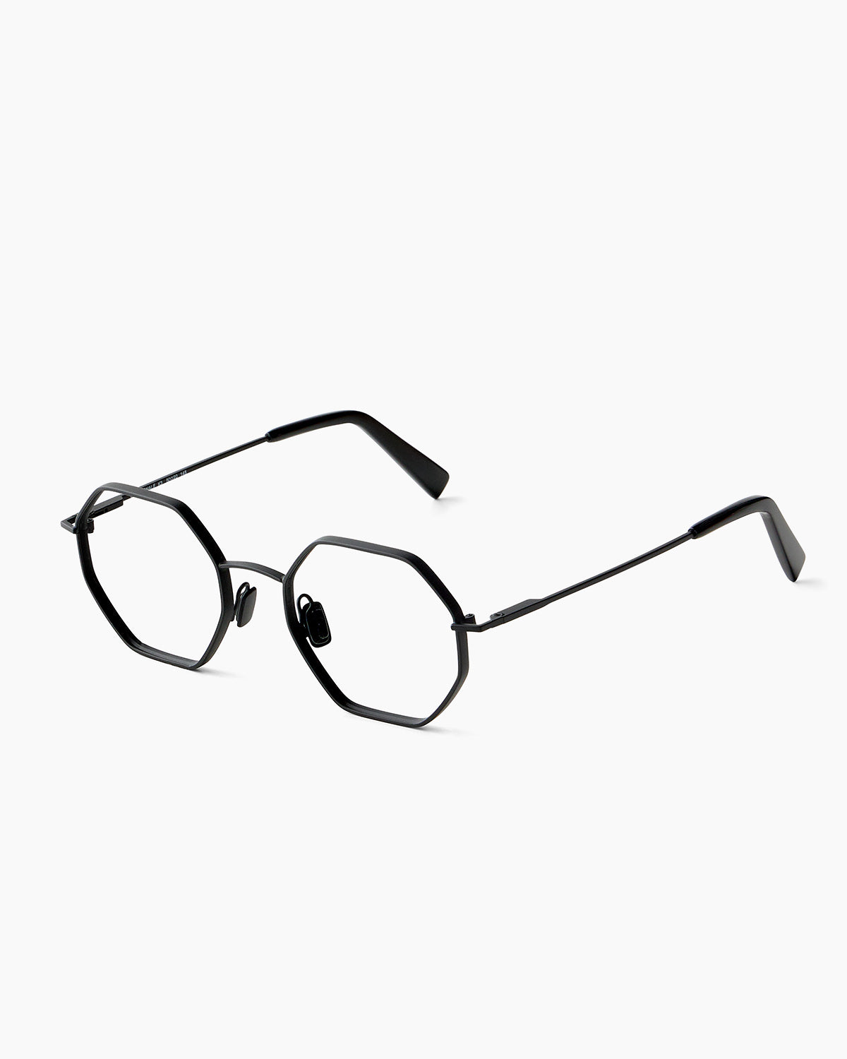 OPTICAL-WOMEN-MEN-UNISEX-OTTAGONALE-BLACK-SIDE |BLACK