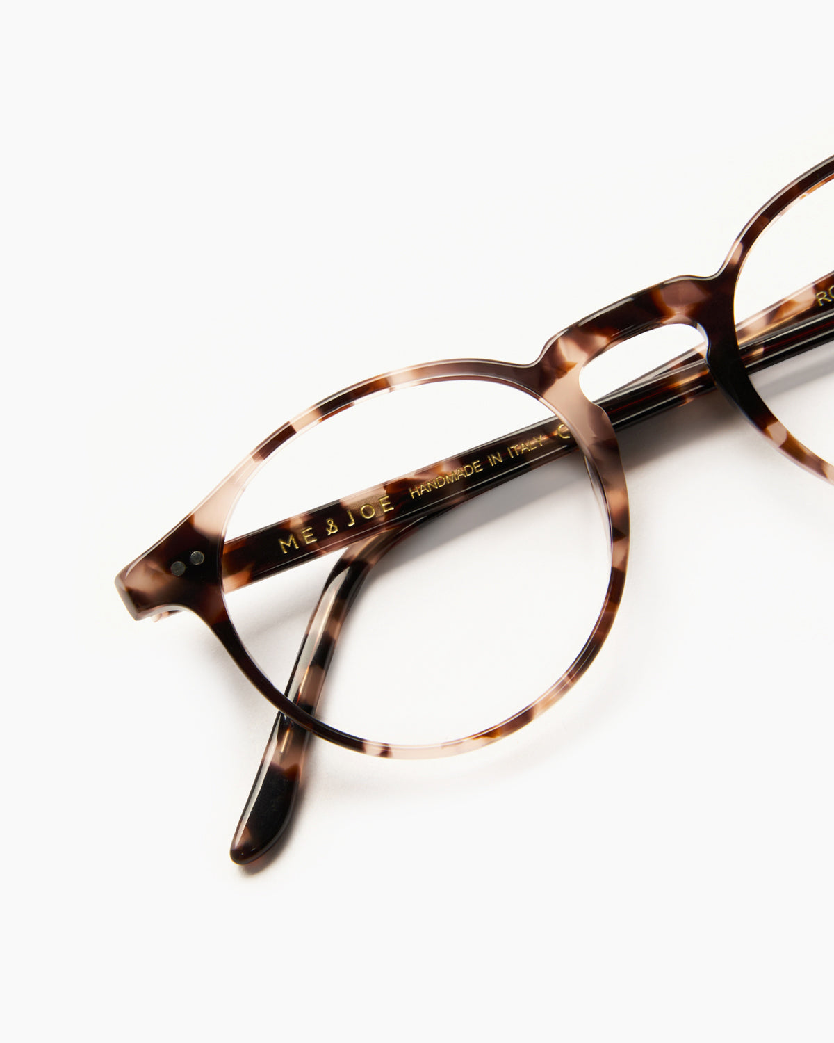 OPTICAL-WOMEN-MEN-UNISEX-ROY-PINKTORTOISE-DETAIL |PINK TORTOISE