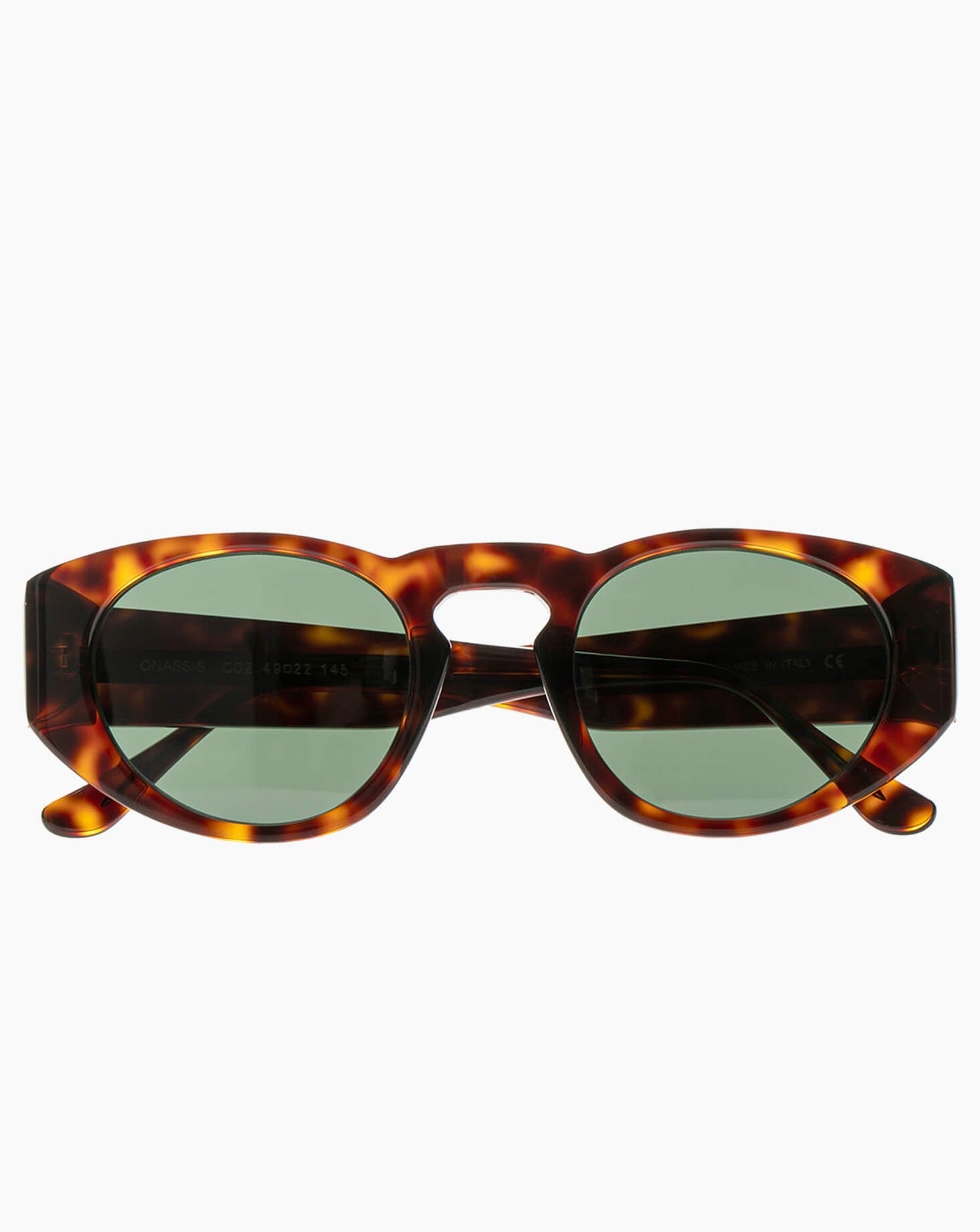 SUNGLASSES-WOMEN-MEN-UNISEX-ONASSIS-TORTOISE-FRONT |TORTOISE