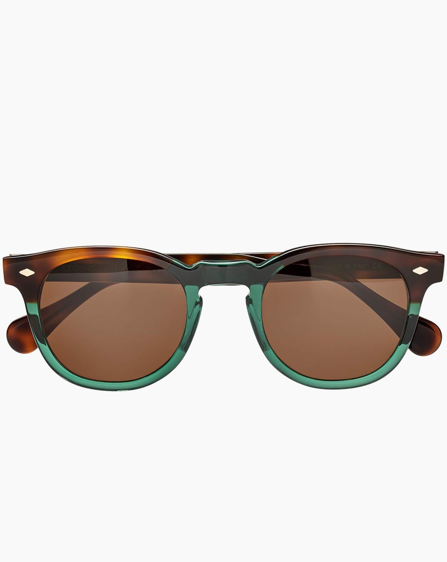 SUNGLASSES-UNISEX-MEN-WOMEN-LEGEND-TORTOISE-GREEN |GREEN TORTOISE