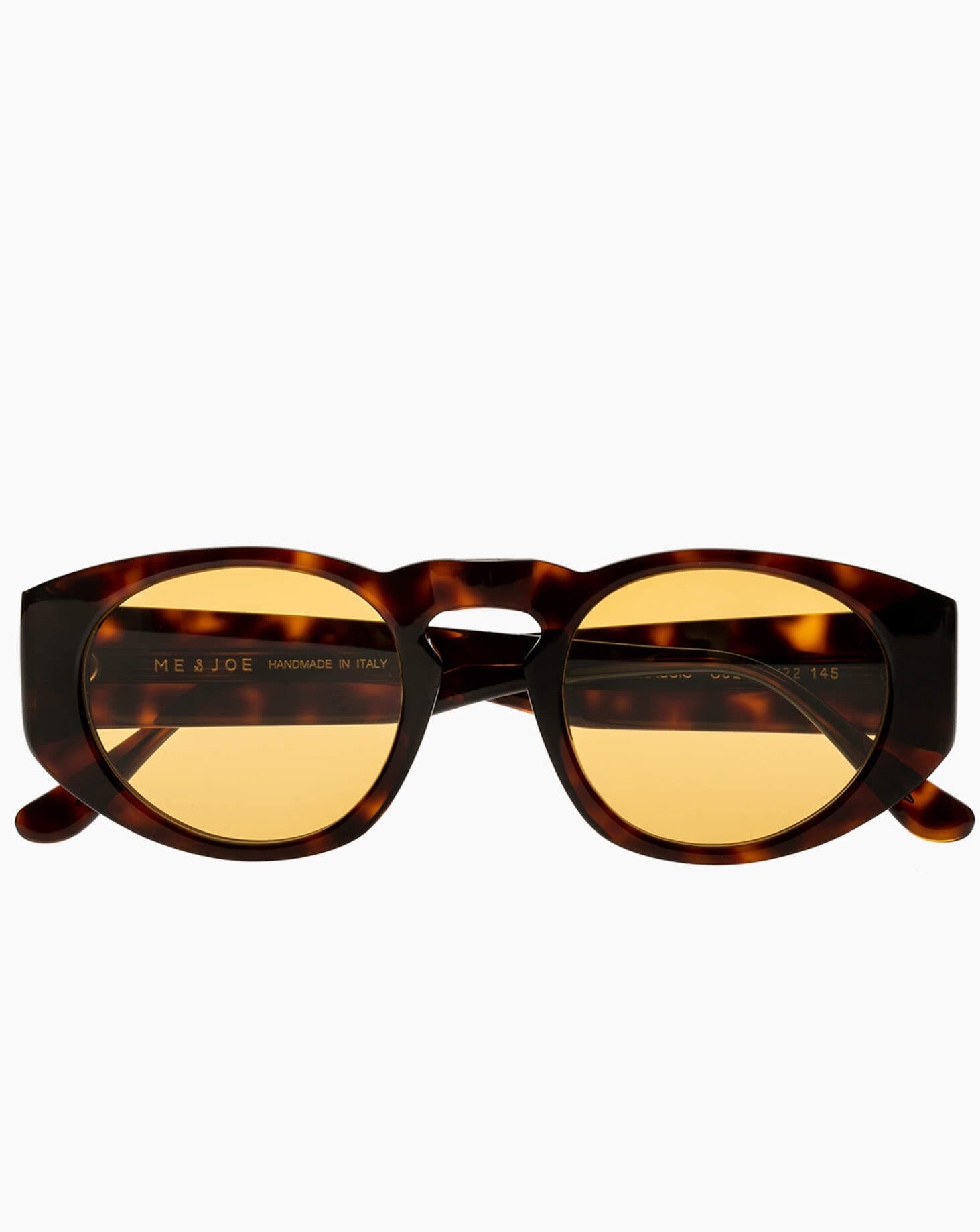 SUNGLASSES-ONASSIS-TORTOISE-YELLOW-FRONT  |TORTOISE CUSTOM LENSES-PINA COLADA