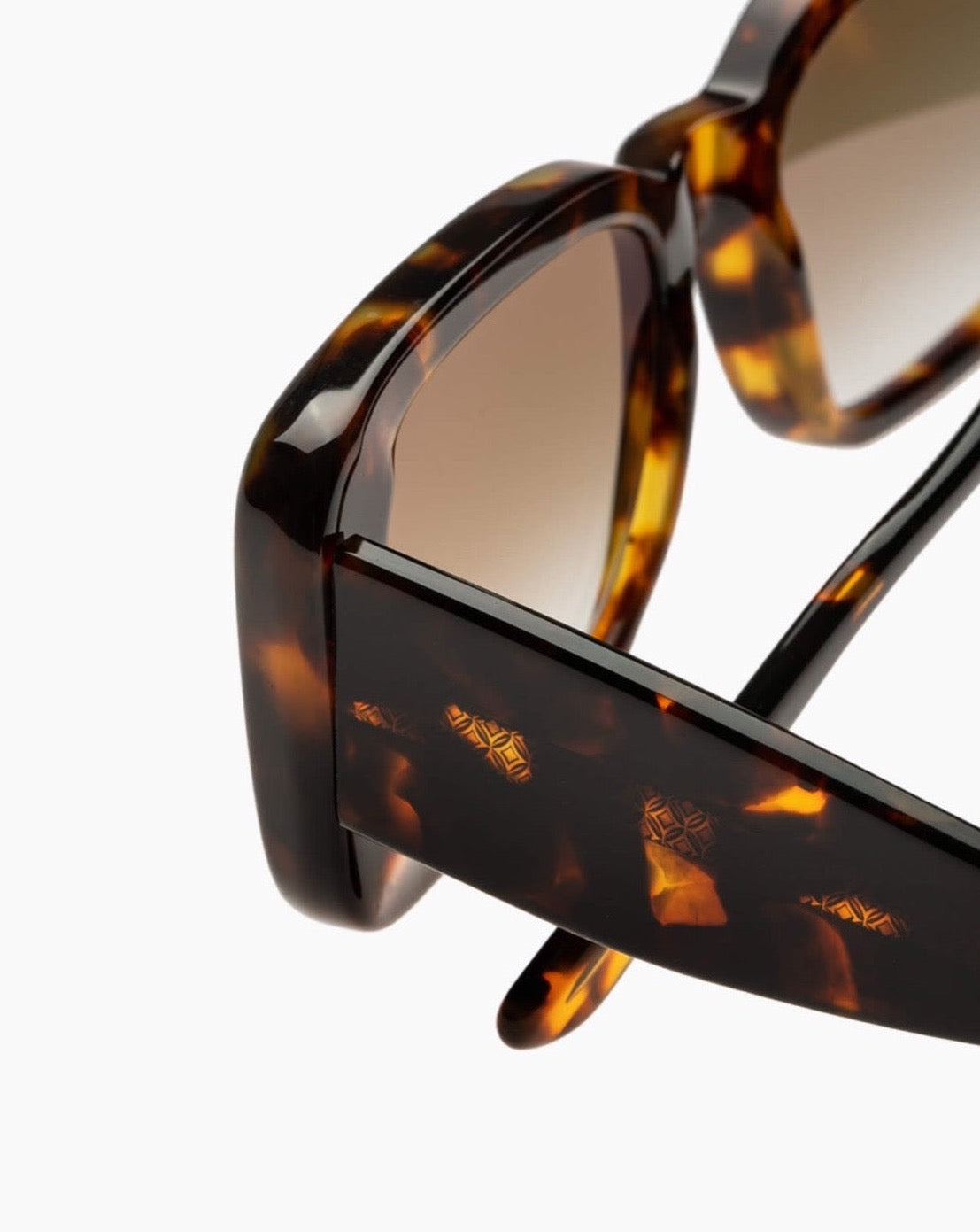 SUNGLASSES-UNISEX-WOMEN-TALIA-TORTOISE-DETAIL  |TORTOISE