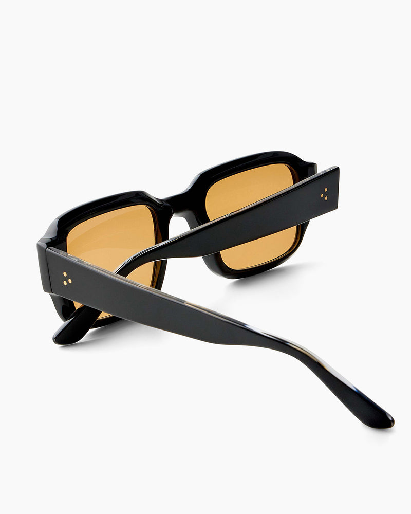 SUNGLASSES-WOMEN-MEN-UNISEX-BROOKLYN-BLACK-CUSTOMLENSES-SUNSET-TEMPLE