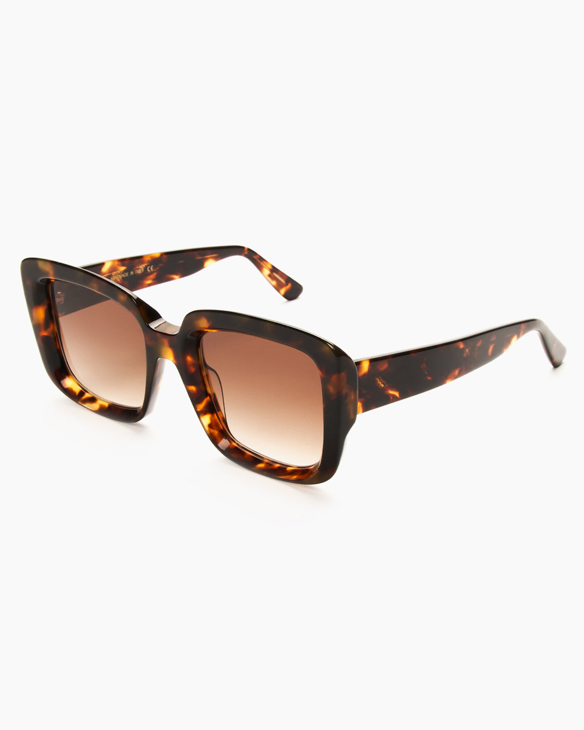 SUNGLASSES-WOMEN-MEN-UNISEX-CHARLIZ-TORTOISE-SIDE |TORTOISE