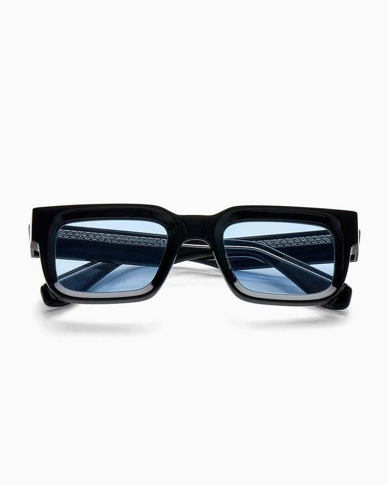 SUNGLASSES-WOMEN-MEN-UNISEX-COOPER-BLACK-CUSTOMLENSES-BLUE JEAN-FRONT