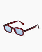 SUNGLASSES-WOMEN-MEN-UNISEX-DRAKE-RED-CUSTOMLENSES-BLUE JEAN-SIDE