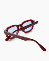 SUNGLASSES-WOMEN-MEN-UNISEX-DRAKE-RED-CUSTOMLENSES-BLUE JEAN-DETAIL