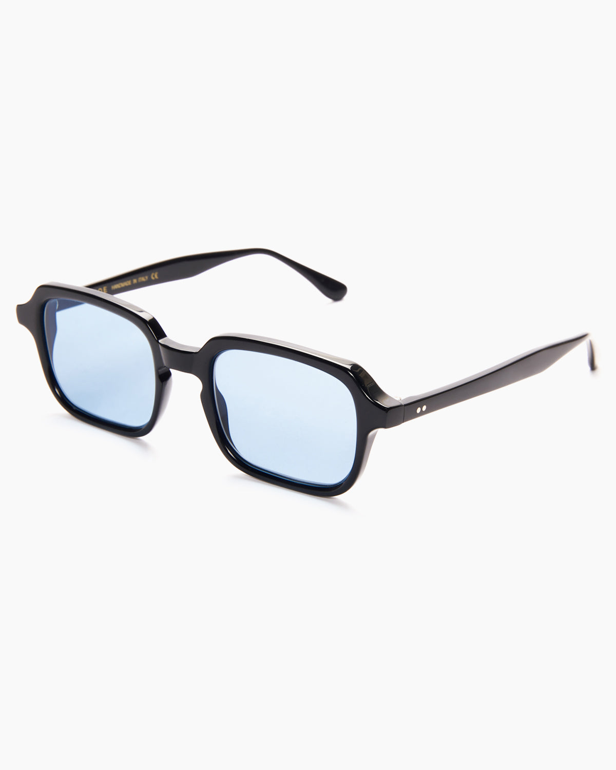 SUNGLASSES-WOMEN-MEN-UNISEX-DU_-BLACK-STUDIO-BLUE-SIDE |BLACK CUSTOM LENSES-BLUE JEAN