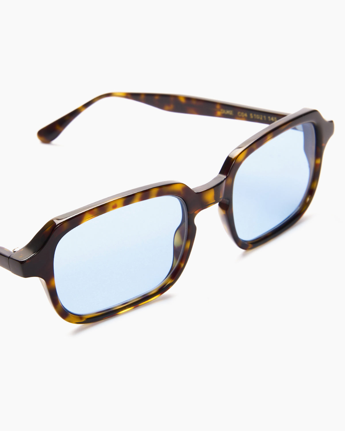 SUNGLASSES-WOMEN-MEN-UNISEX-DU_-TORTOISE-STUDIO-BLUE-DETAIL |TORTOISE CUSTOM LENSES-BLUE JEAN