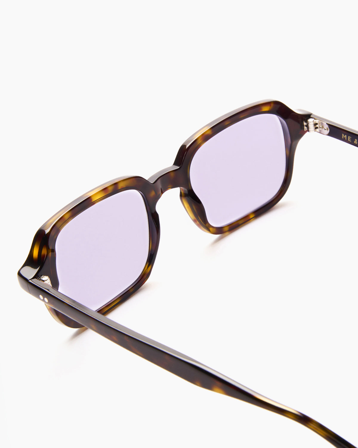 SUNGLASSES-WOMEN-MEN-UNISEX-DU_-TORTOISE-STUDIO-PURPLE-TEMPLE |TORTOISE CUSTOM LENSES-PURPLE