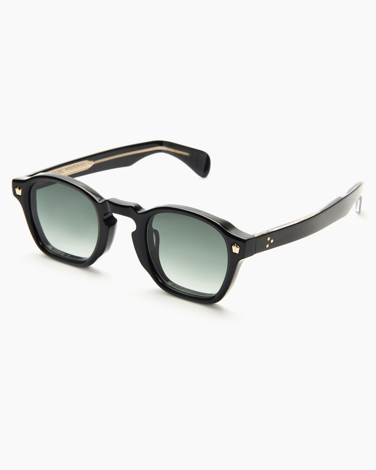    SUNGLASSES-WOMEN-MEN-UNISEX-FAUSTO-BLACK-SIDE |BLACK