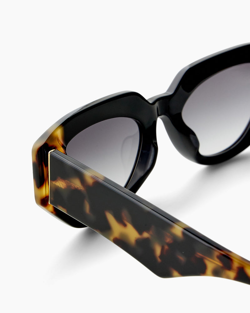 SUNGLASSES-WOMEN-MEN-UNISEX-KYLIE-BLACK TORTOISE-DETAIL