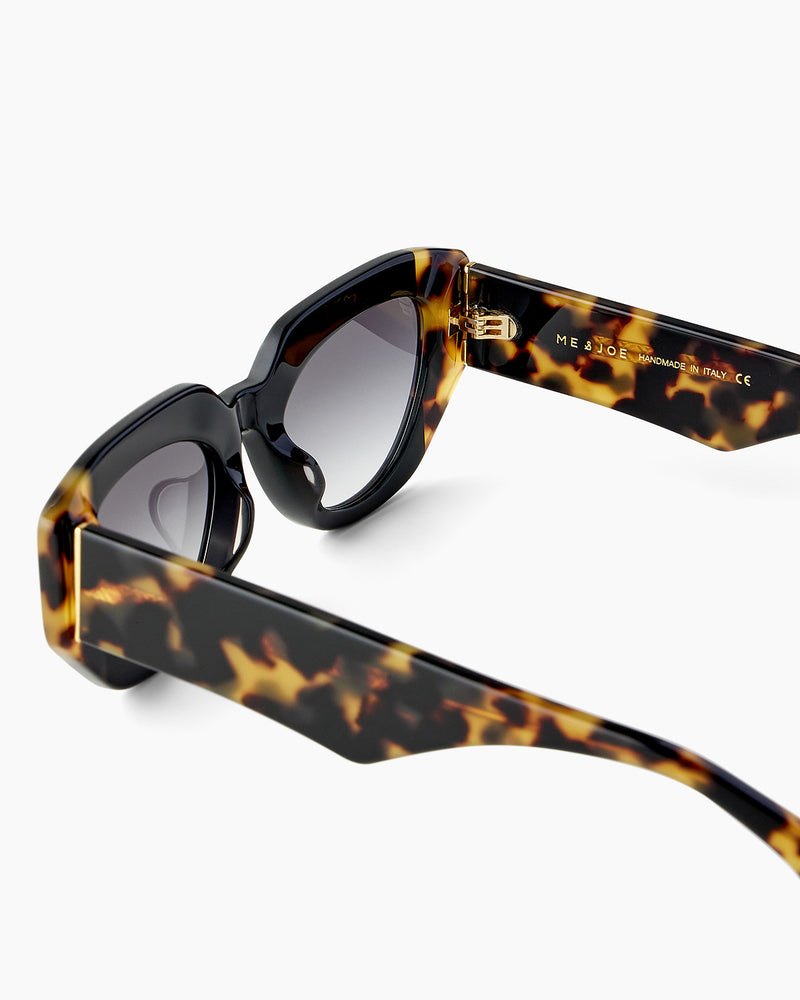 SUNGLASSES-WOMEN-MEN-UNISEX-KYLIE-BLACK TORTOISE-TEMPLE