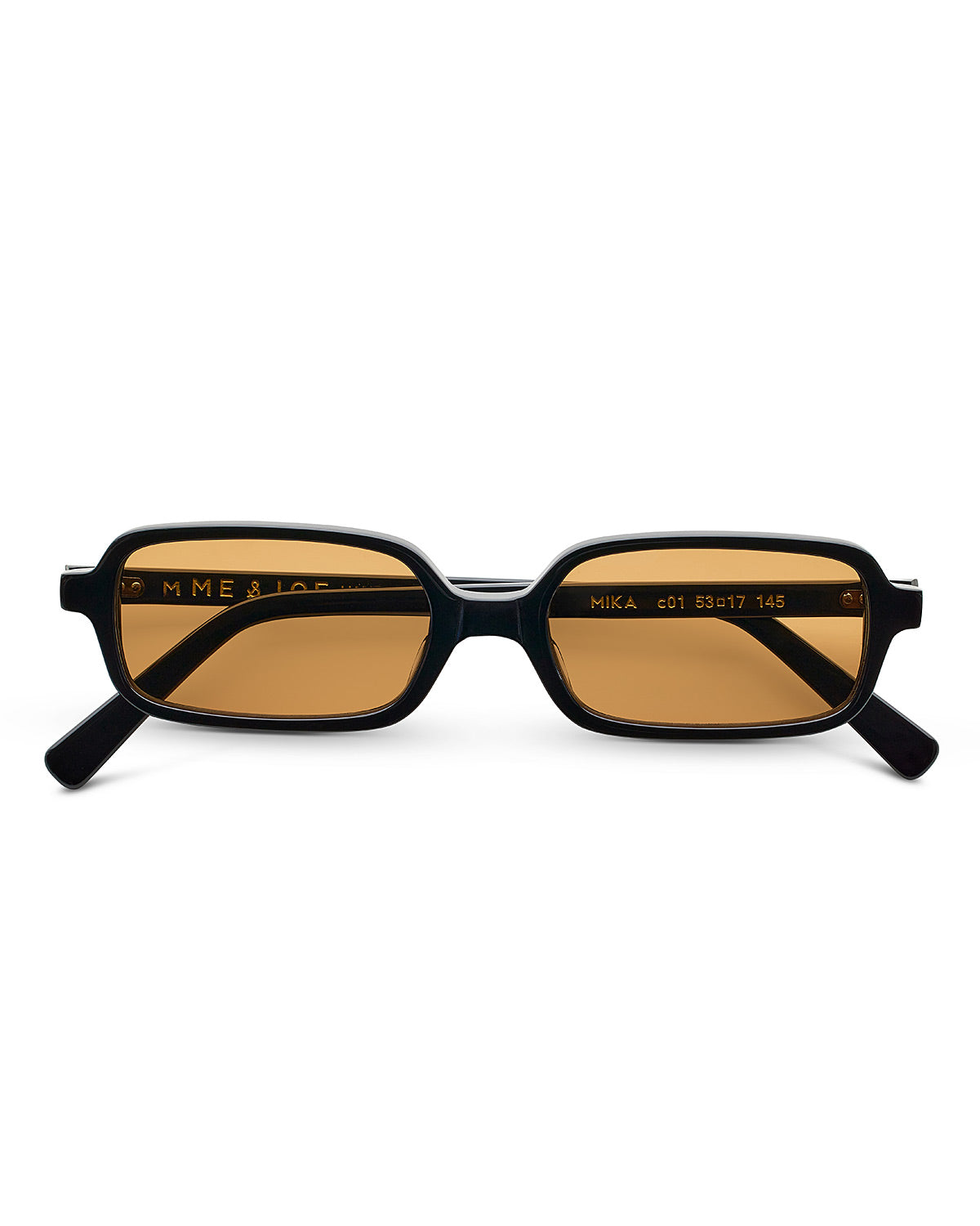 SUNGLASSES-WOMEN-MEN-UNISEX-CUSTOMLENSES-SUNSET-MIKA-BLACK-FRONT |BLACK CUSTOM LENSES-SUNSET