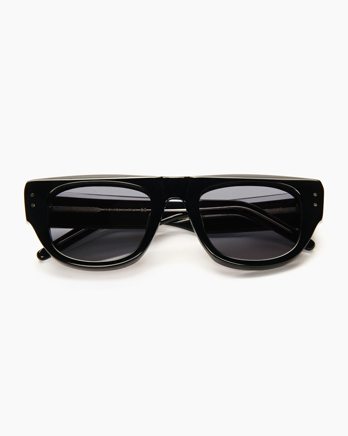 SUNGLASSES-WOMEN-MEN-UNISEX-MILANO-BLACK-FRONT |BLACK