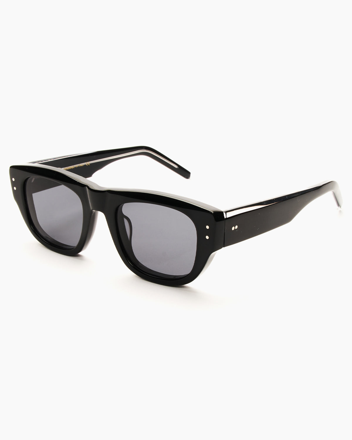 SUNGLASSES-WOMEN-MEN-UNISEX-MILANO-BLACK-SIDE |BLACK