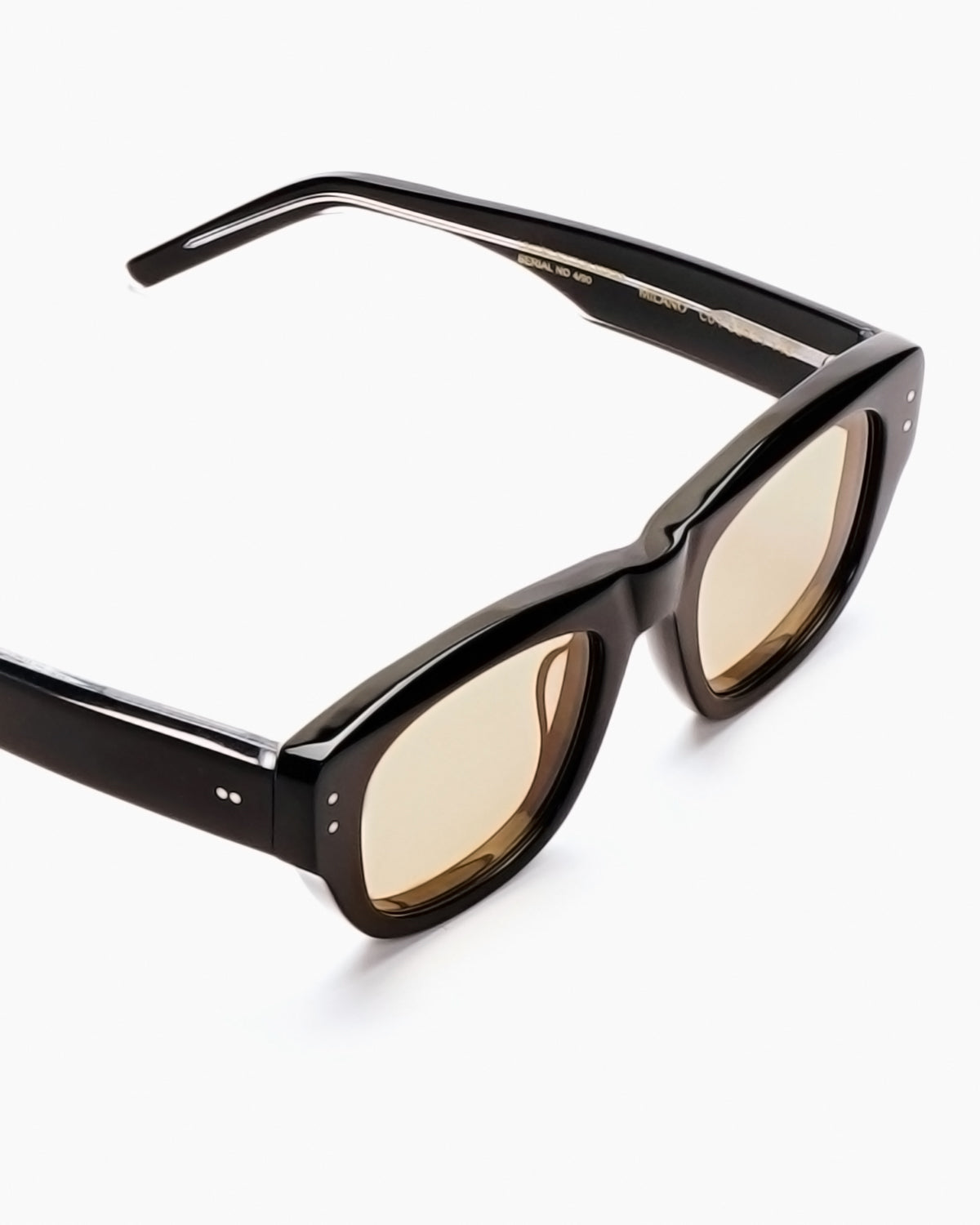 SUNGLASSES-WOMEN-MEN-UNISEX-MILANO-STUDIO-BLACK-SAND-DETAIL |BLACK CUSTOM LENSES-PINA COLADA