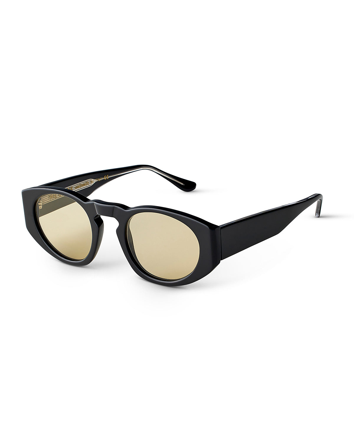 SUNGLASSES-MEN-UNISEX-CUSTOMLENSES-SAND-ONASSIS-BLACK-SIDE |BLACK CUSTOM LENSES-SAND