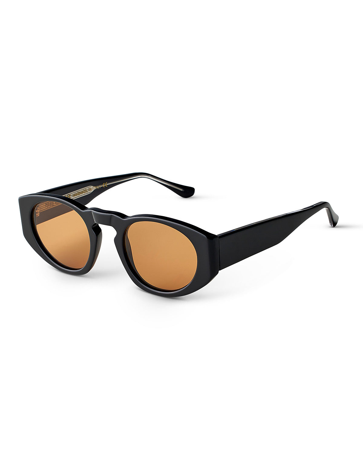 SUNGLASSES-MEN-UNISEX-CUSTOMLENSES-SUNSET-ONASSIS-BLACK-SIDE |BLACK CUSTOM LENSES-SUNSET