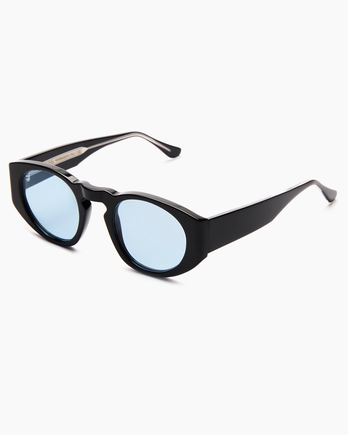 SUNGLASSES-WOMEN-MEN-UNISEX-ONASSIS-BLACK-STUDIO-BLUE-SIDE| BLACK CUSTOM LENSES-BLUE JEAN