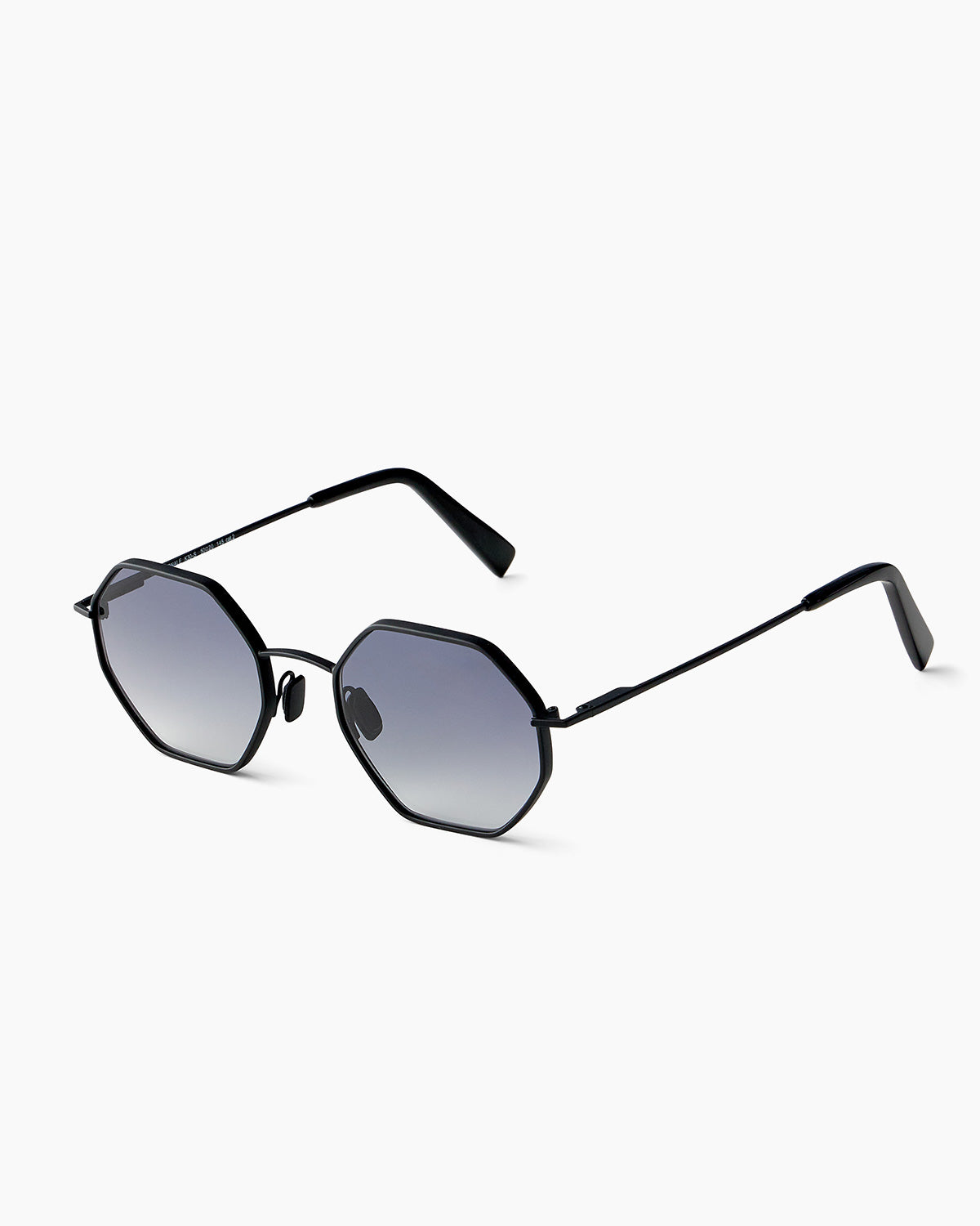 SUNGLASSES-WOMEN-MEN-UNISEX-OTTAGONALE-BLACK-SIDE |BLACK