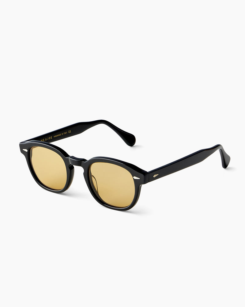 SUNGLASSES-WOMEN-MEN-UNISEX-TAYLOR-BLACK-CUSTOM LENSES-PINA COLADA-SIDE