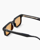 SUNGLASSES-WOMEN-MEN-UNISEX-WALKER-BLACK-CUSTOMLENSES-SUNSET-TEMPLE