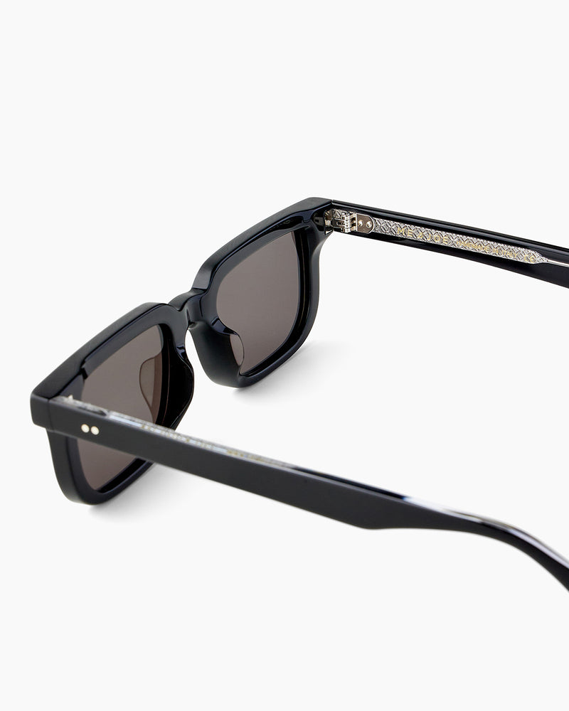 SUNGLASSES-WOMEN-MEN-UNISEX-WALKER-BLACK-TEMPLE