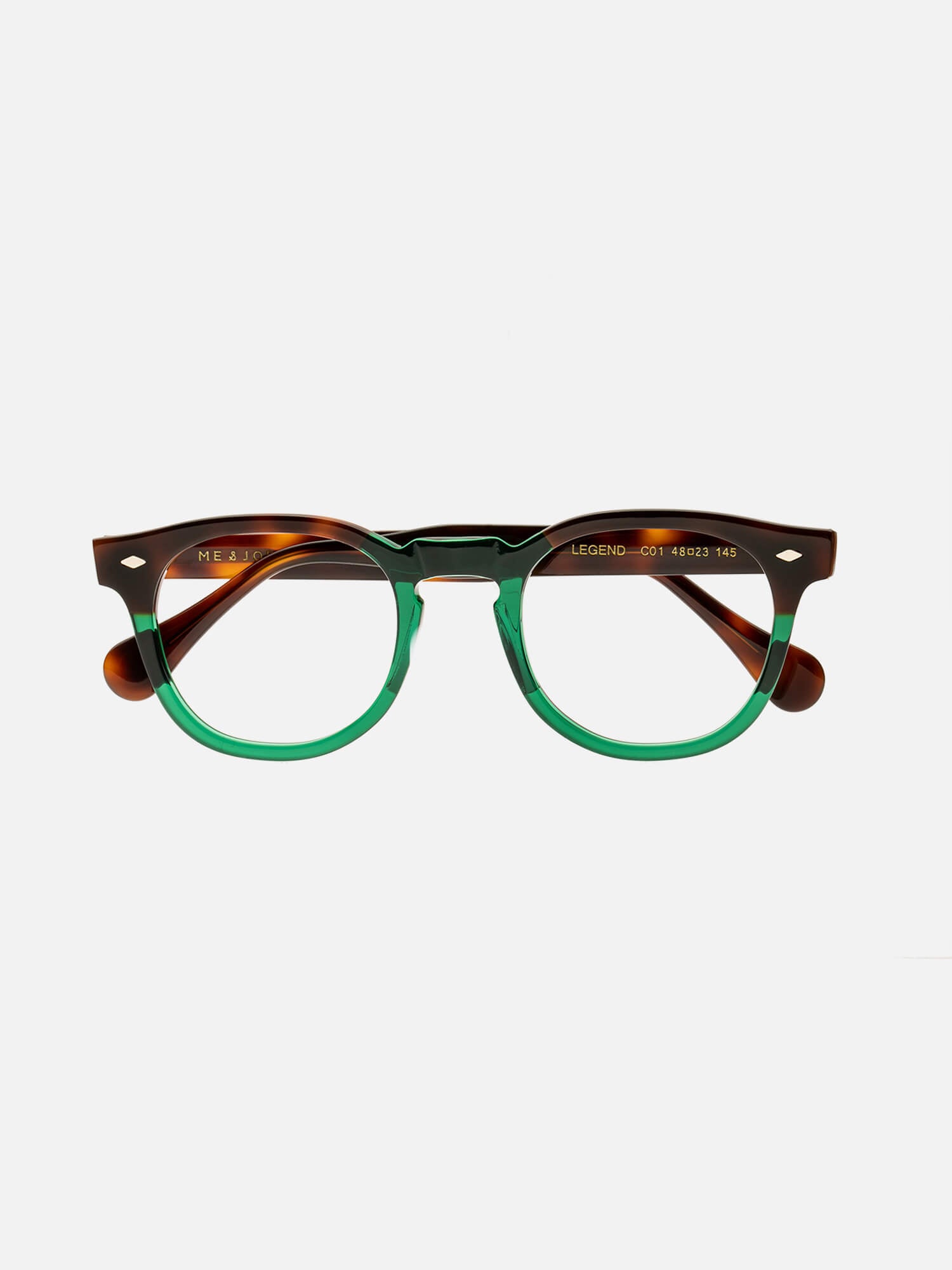 OPTICAL/WOMEN/MEN/UNISEX/LEGEND/GREEN TORTOISE/ACETATE/FRONT |GREEN TORTOISE