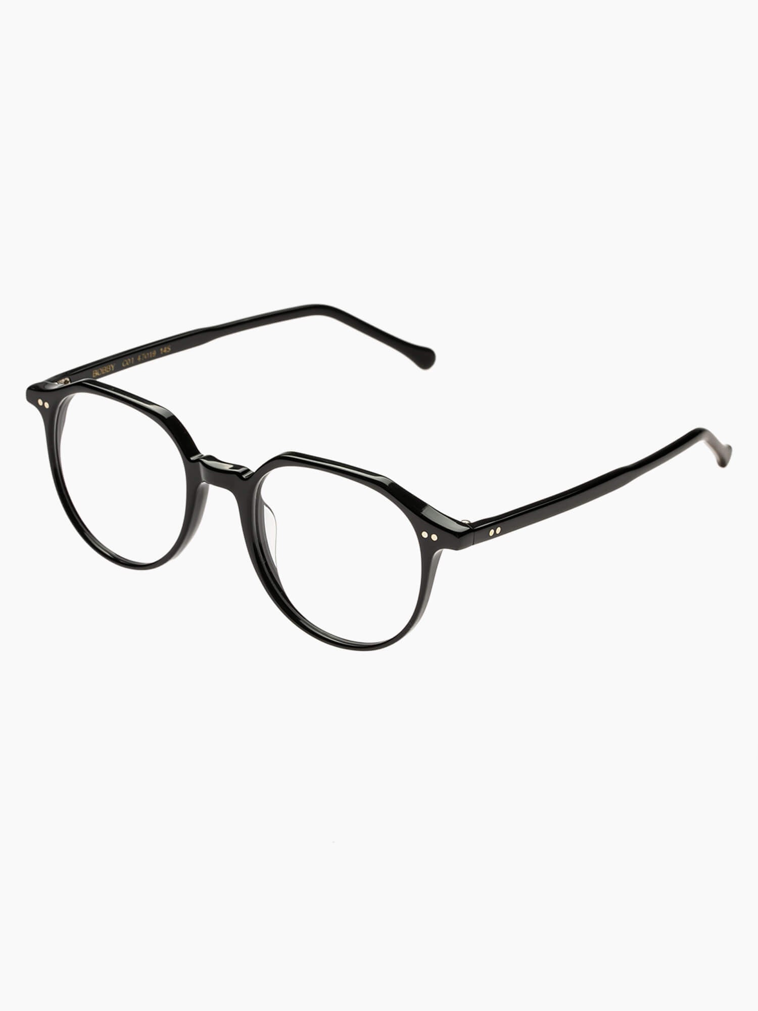 OPTICAL/WOMEN/MEN/UNISEX/BOBBY/BLACK/ACETATE/SIDE |BLACK