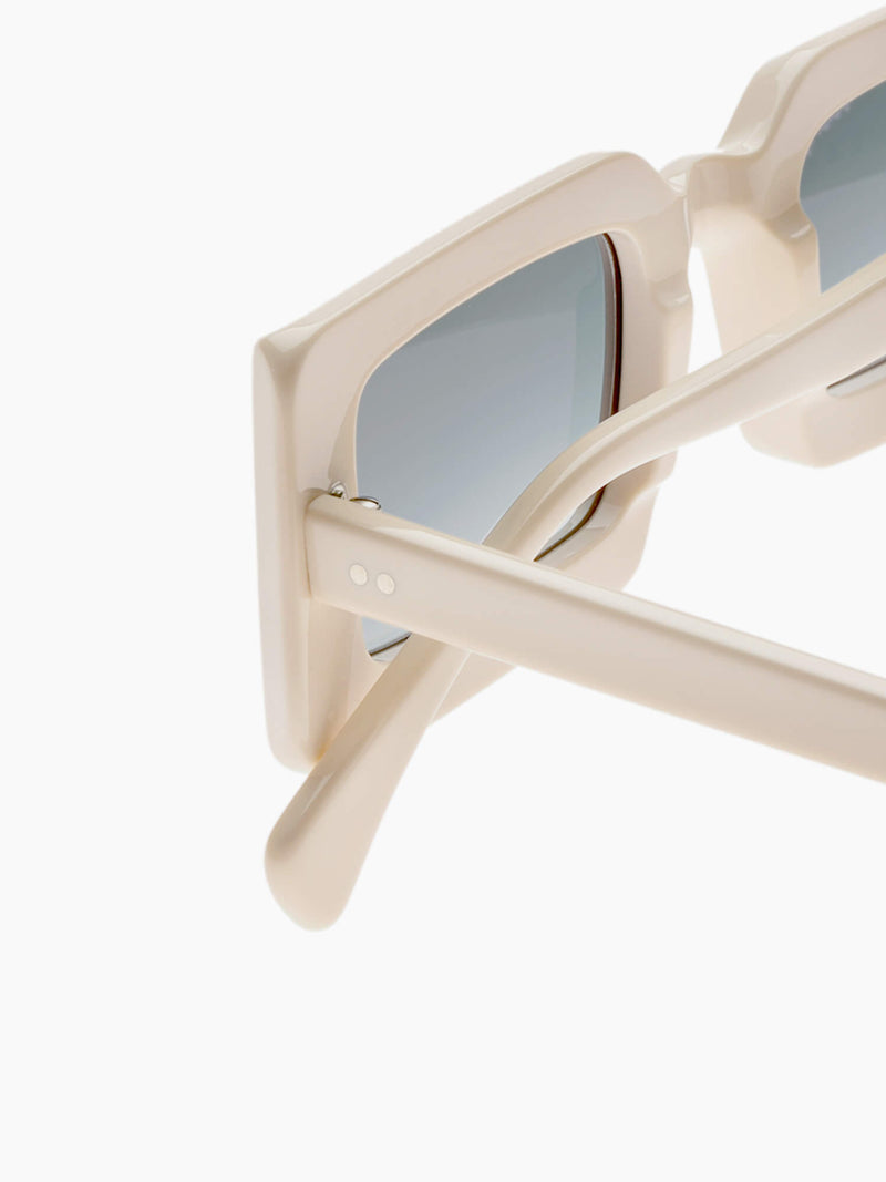 SUNGLASSES/WOMEN/CLAUDIA/WHITE/BEIGE/ACETATE/DETAIL