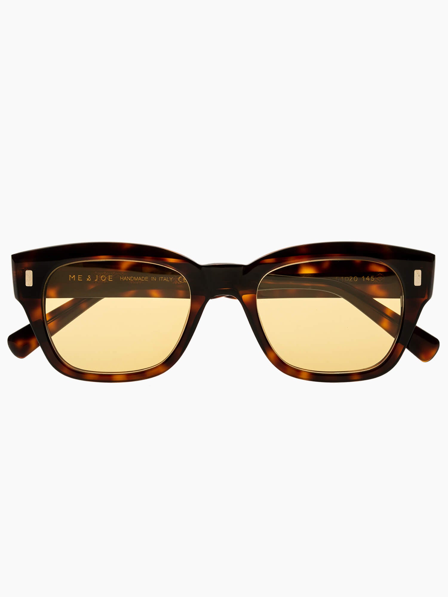 SUNGLASSES-UNISEX-DYLAN-TORTOISE-YELLOW-LENSES |TORTOISE CUSTOM LENSES-PINA COLADA