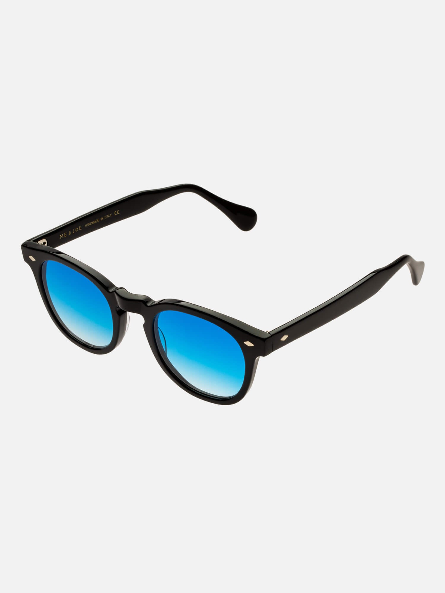 SUNGLASSES-UNISEX-MEN-WOMEN-LEGEND-BLACK-CUSTOMIZEDLENSES-BLUELAGOON-SIDE |BLACK CUSTOM LENSES-BLUE LAGOON