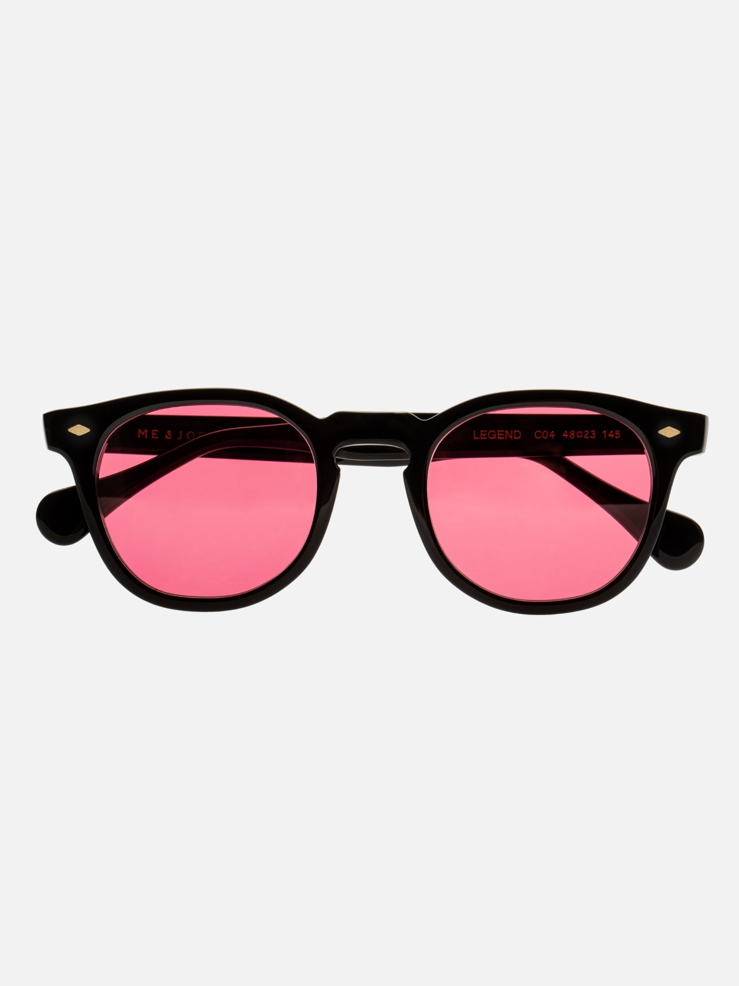 SUNGLASSES-UNISEX-MEN-WOMEN-LEGEND-BLACK-CUSTOMIZEDLENSES-FLAMINGO-FRONT |BLACK CUSTOM LENSES-FLAMINGO