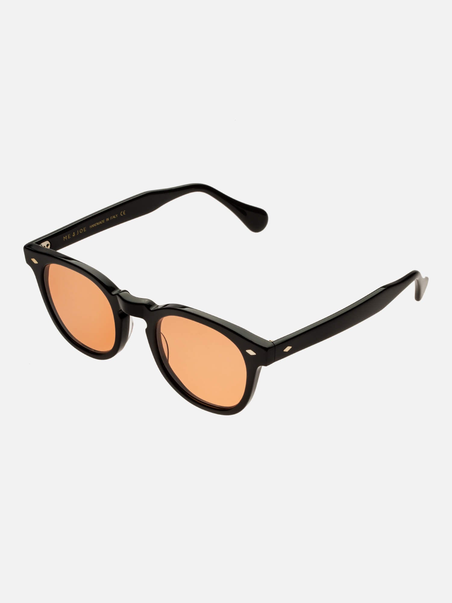 SUNGLASSES-UNISEX-MEN-WOMEN-LEGEND-BLACK-CUSTOMIZEDLENSES-MANGO-SIDE |BLACK CUSTOM LENSES-MANGO