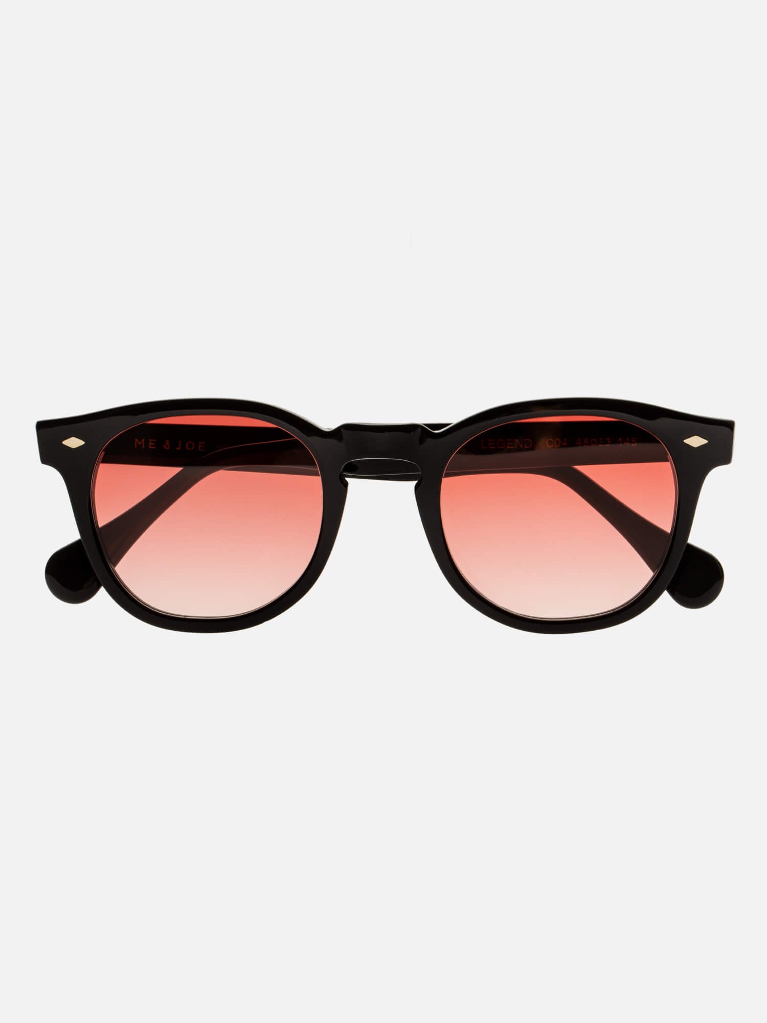 SUNGLASSES-UNISEX-MEN-WOMEN-LEGEND-BLACK-CUSTOMIZEDLENSES-APEROL-FRONT |BLACK CUSTOM LENSES-APEROL