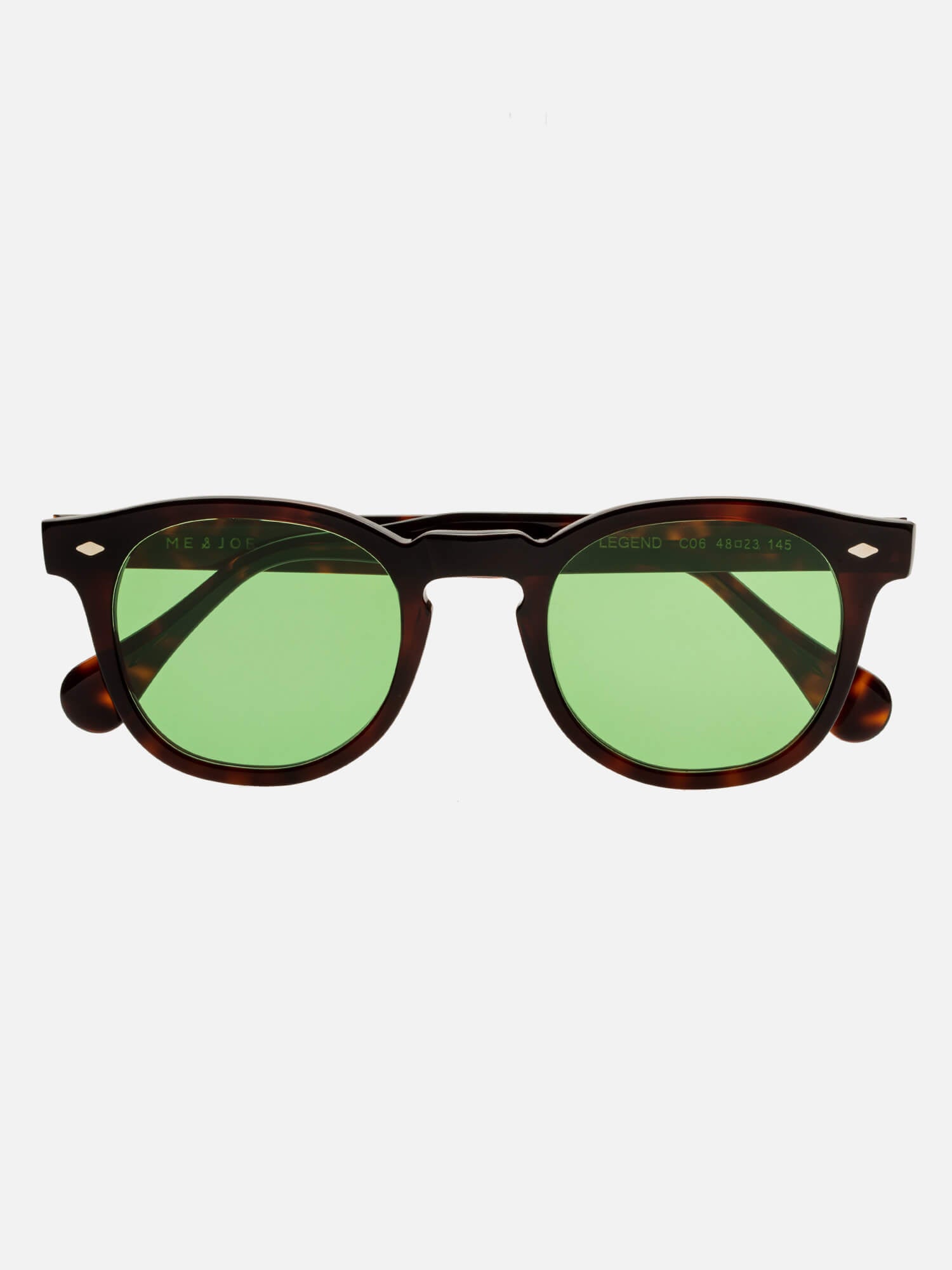 SUNGLASSES-UNISEX-MEN-WOMEN-LEGEND-TORTOISE-CUSTOMIZEDLENSES-TOKYOTEA-FRONT | TORTOISE CUSTOM LENSES-TOKYOTEA