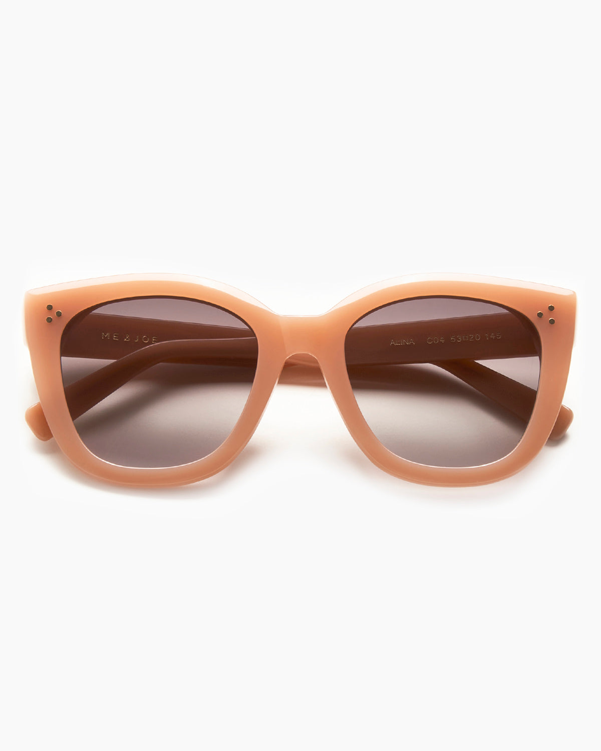 SUNGLASSES-WOMEN-MEN-UNISEX-ALINA-NUDE-FRONT |Nude