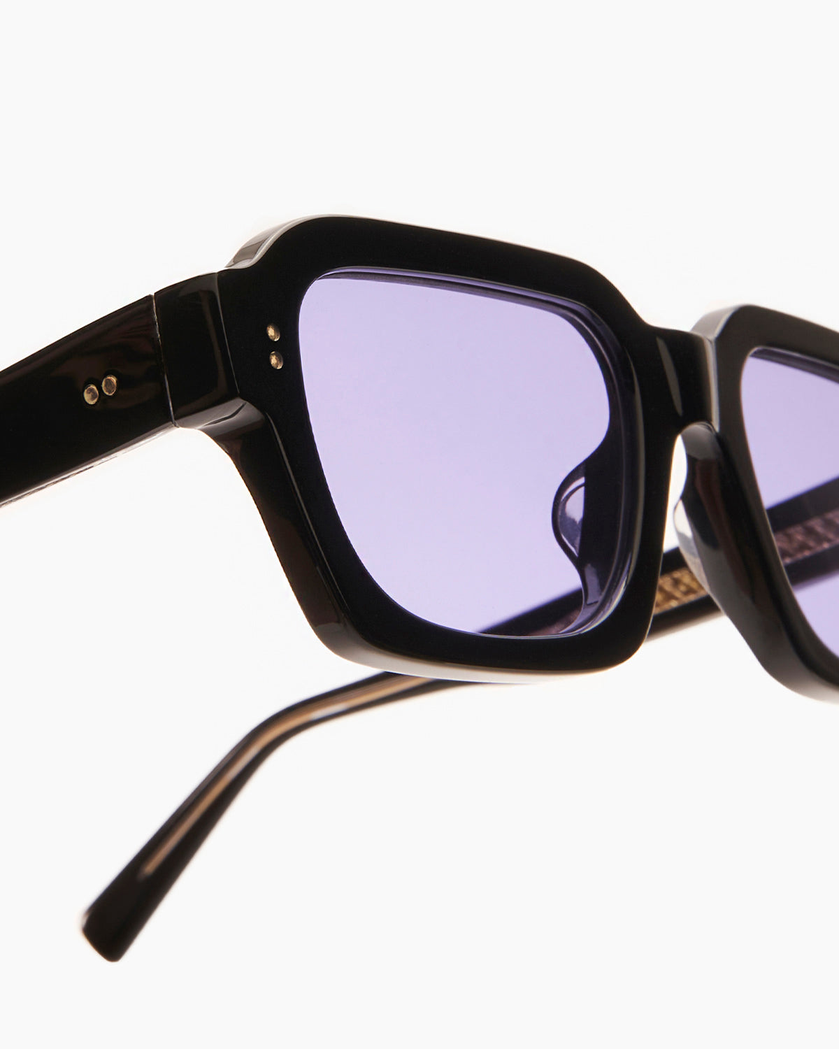 SUNGLASSES-WOMEN-MEN-UNISEX-AMERICA-BLACK-CUSTOM-PURPLELENSES-DETAIL |BLACK CUSTOM LENSES LOLLIPOP