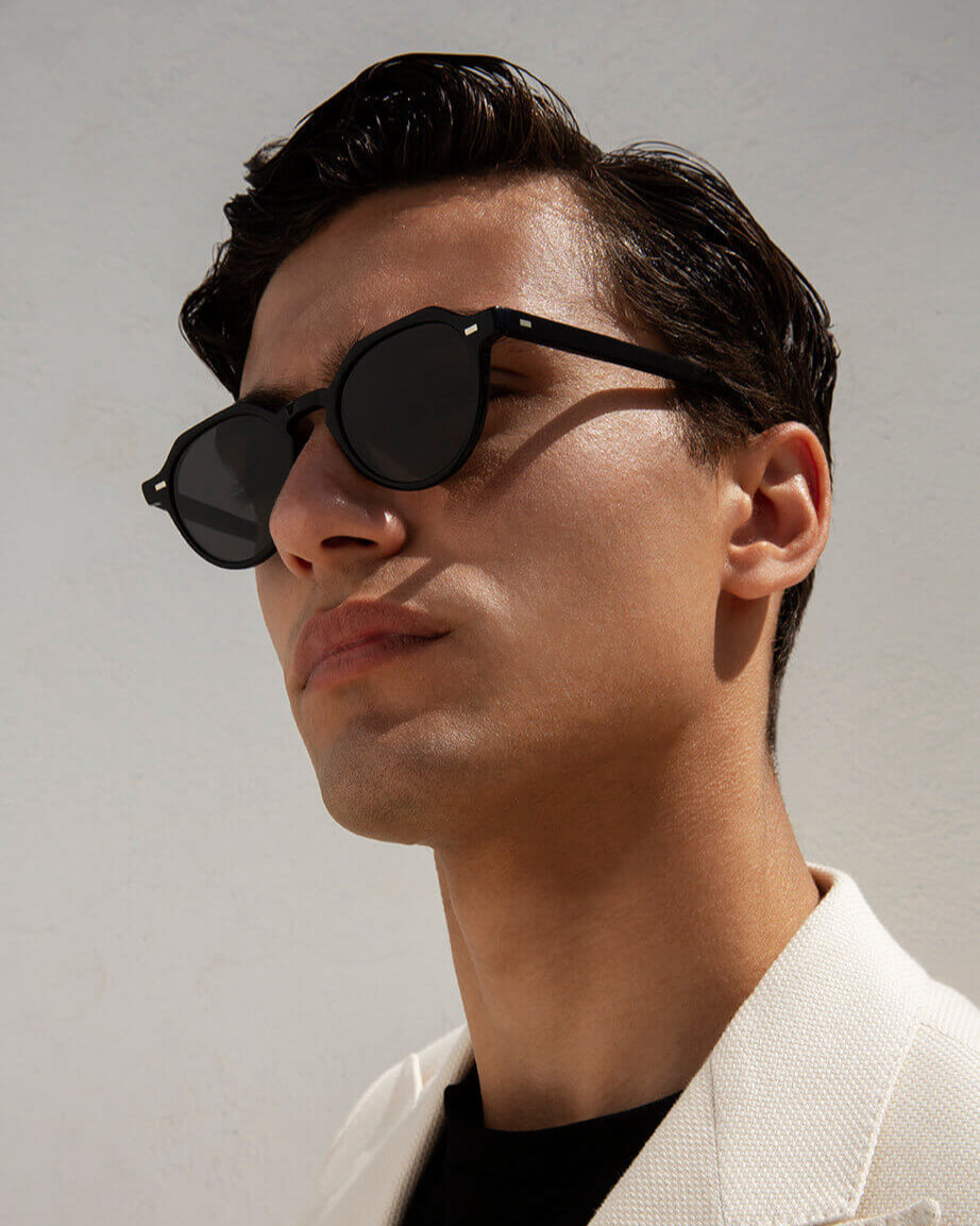 SUNGLASSES/GLASSES/WOMEN/MEN/UNISEX/ZION/BLACK/ACETATE/FRAME